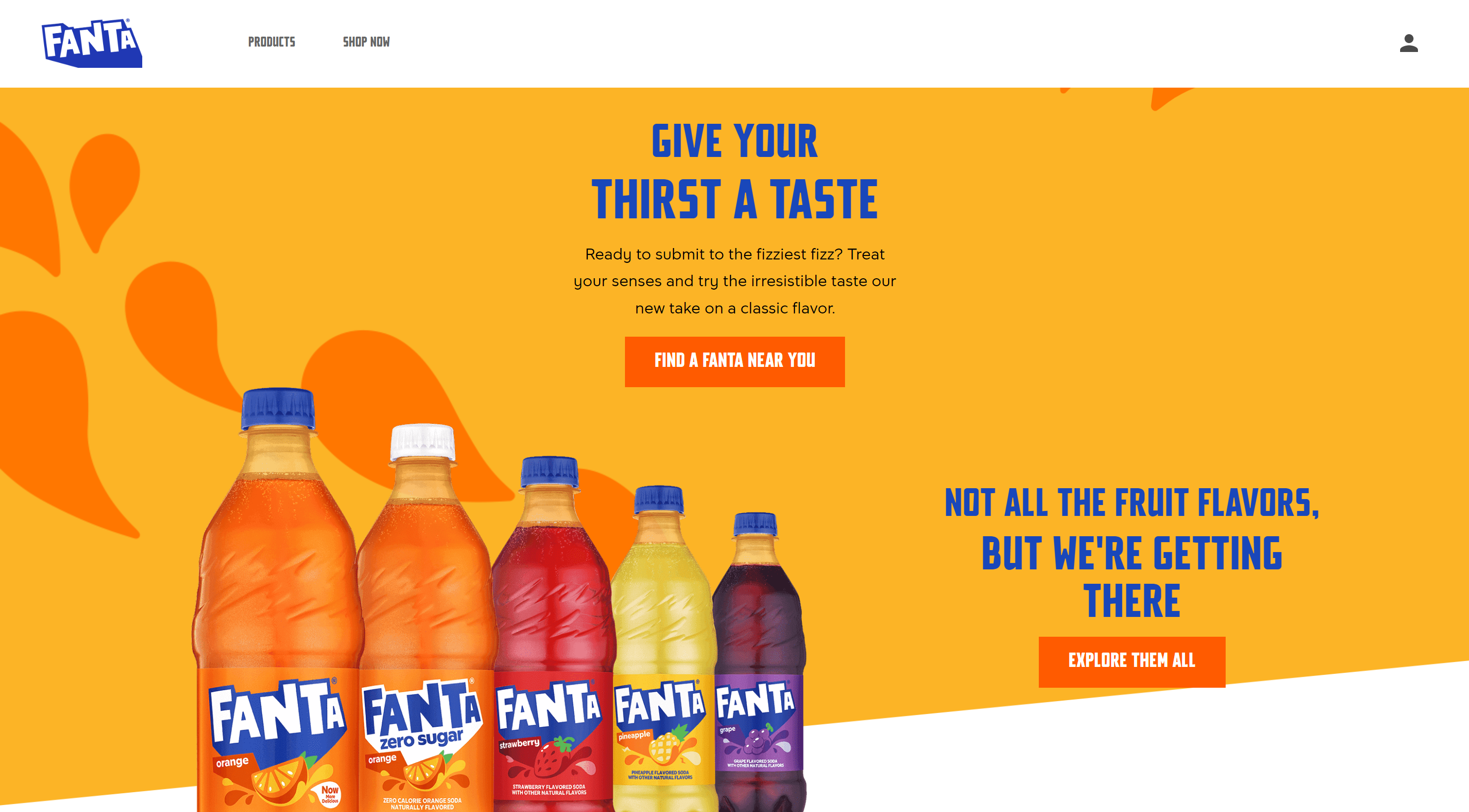 Orange color in web design