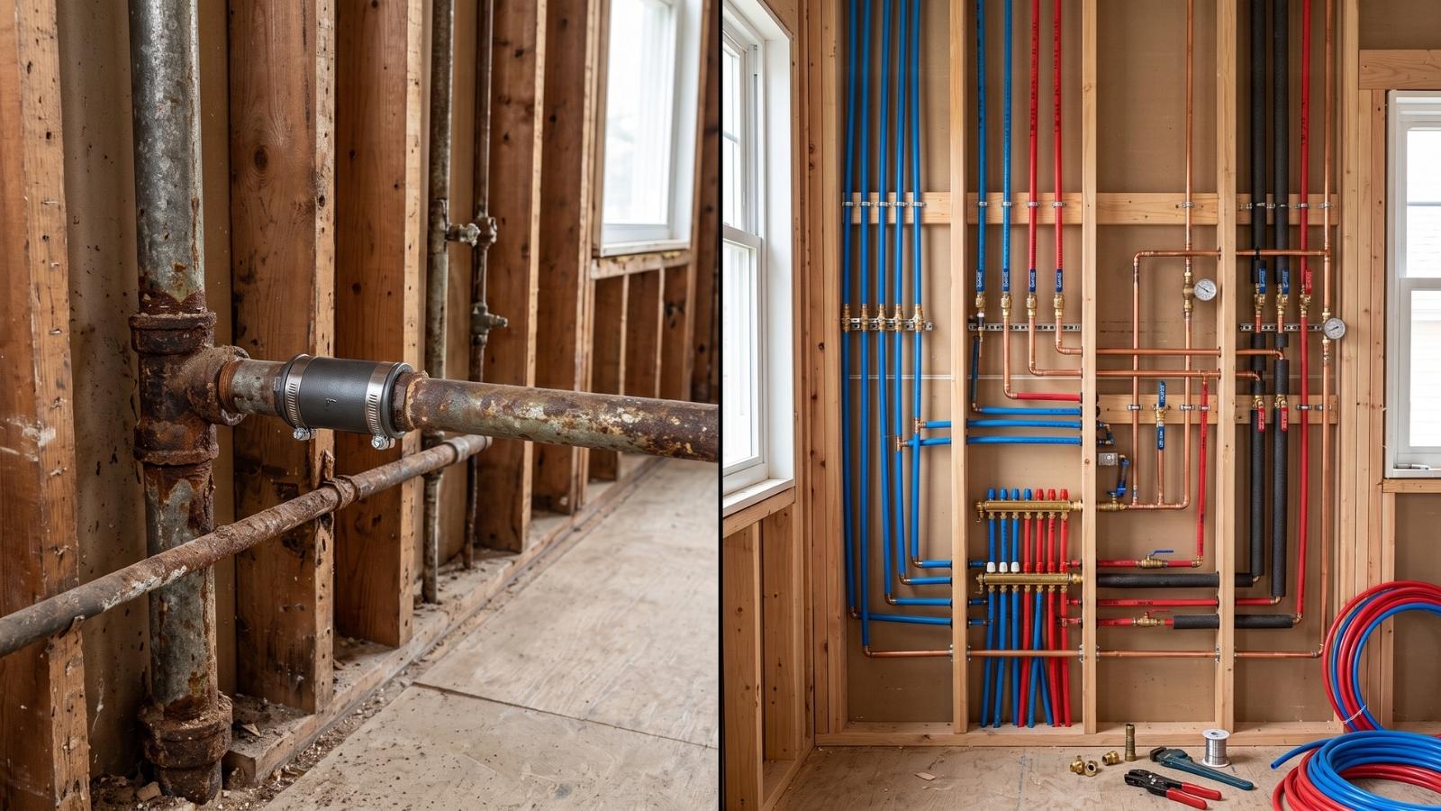 materials like pex for entire system