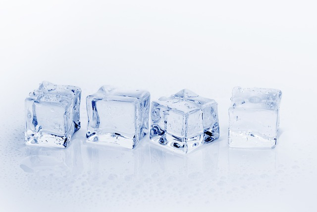 ice cubes, ice, frozen