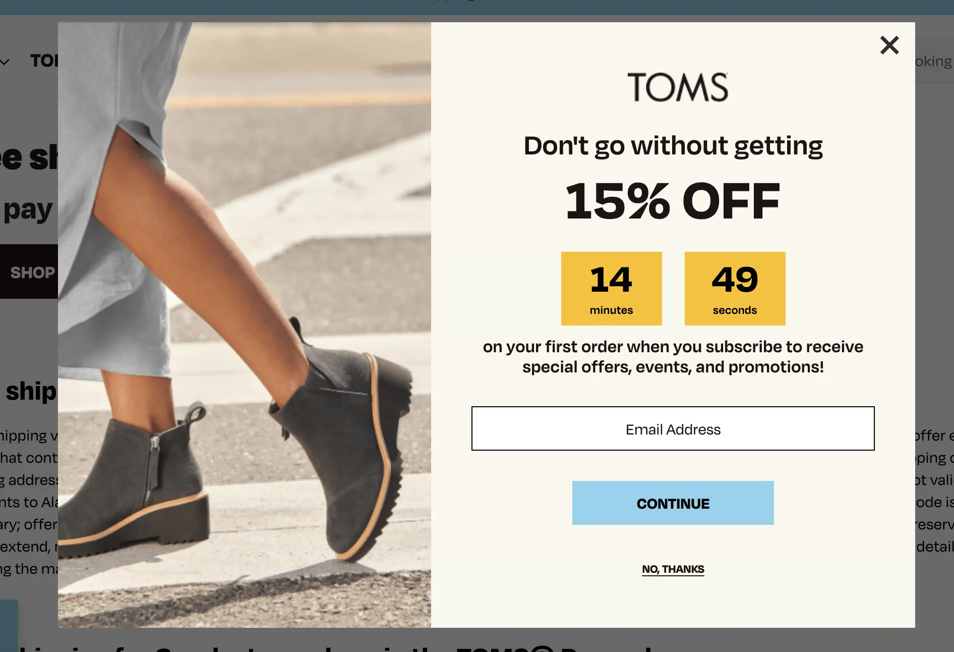 Exit Intent Offer (Recovers abandoning visitors) 2