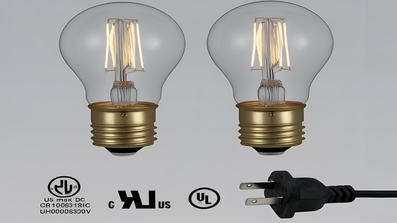 UL marked Light Incandescent Bulbs