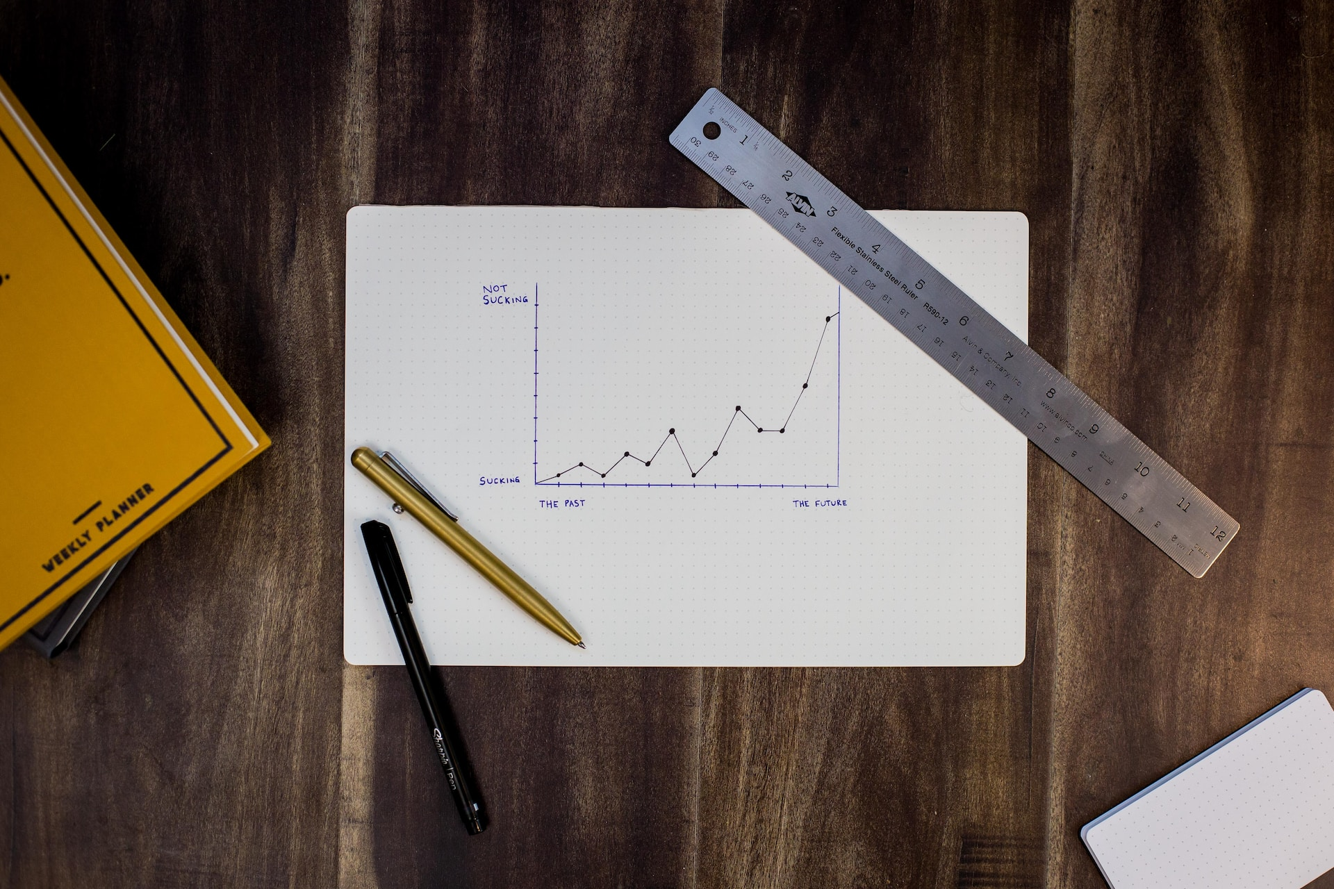 A sarcastic, hand-drawn graph showing an increase in home value over time.