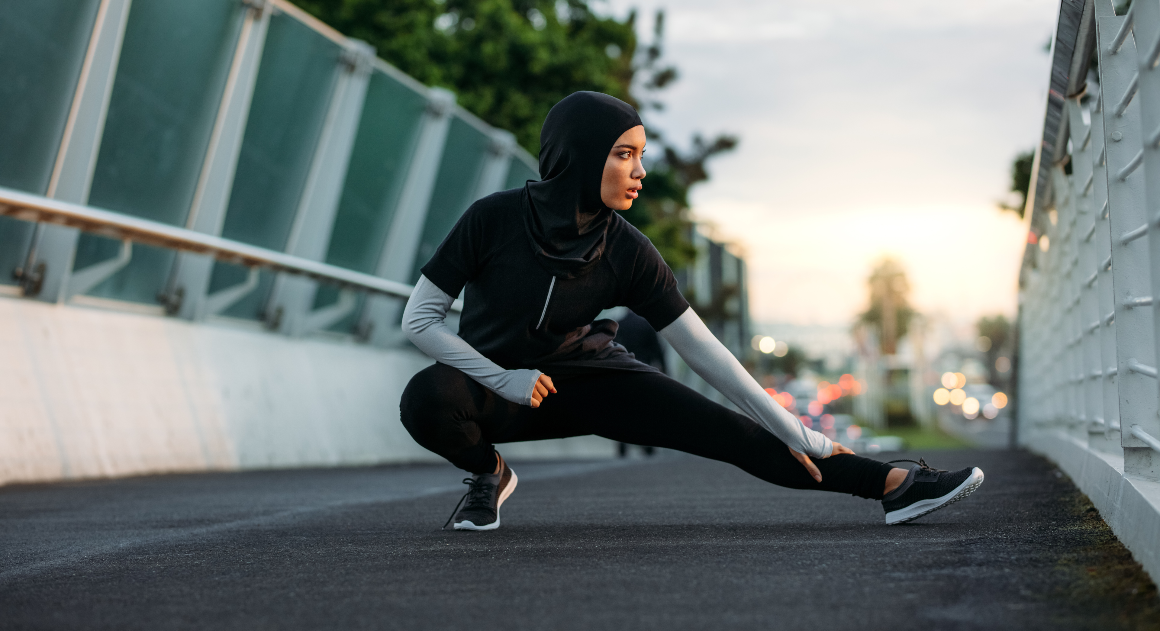 Athletic Wear with Hijab (Shutterstock)