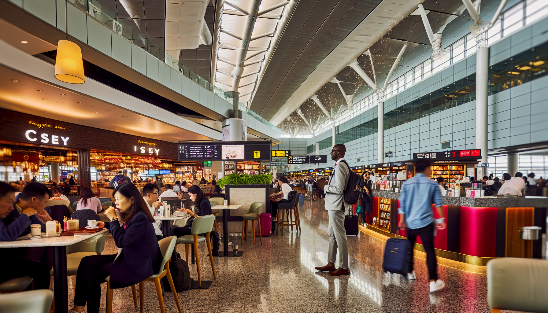 Dining and Shopping Options at Terminal A, LaGuardia Airport