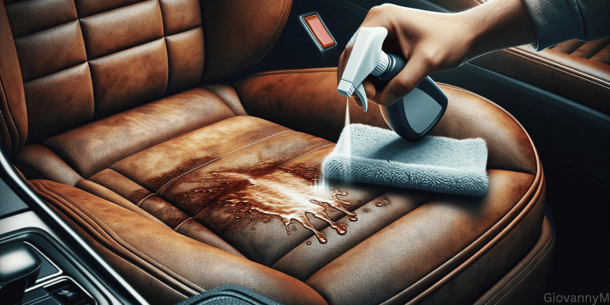 Removing tough stains, home ingredients like baking soda, castile soap or flaxseed oil can help remove stains and large debris.