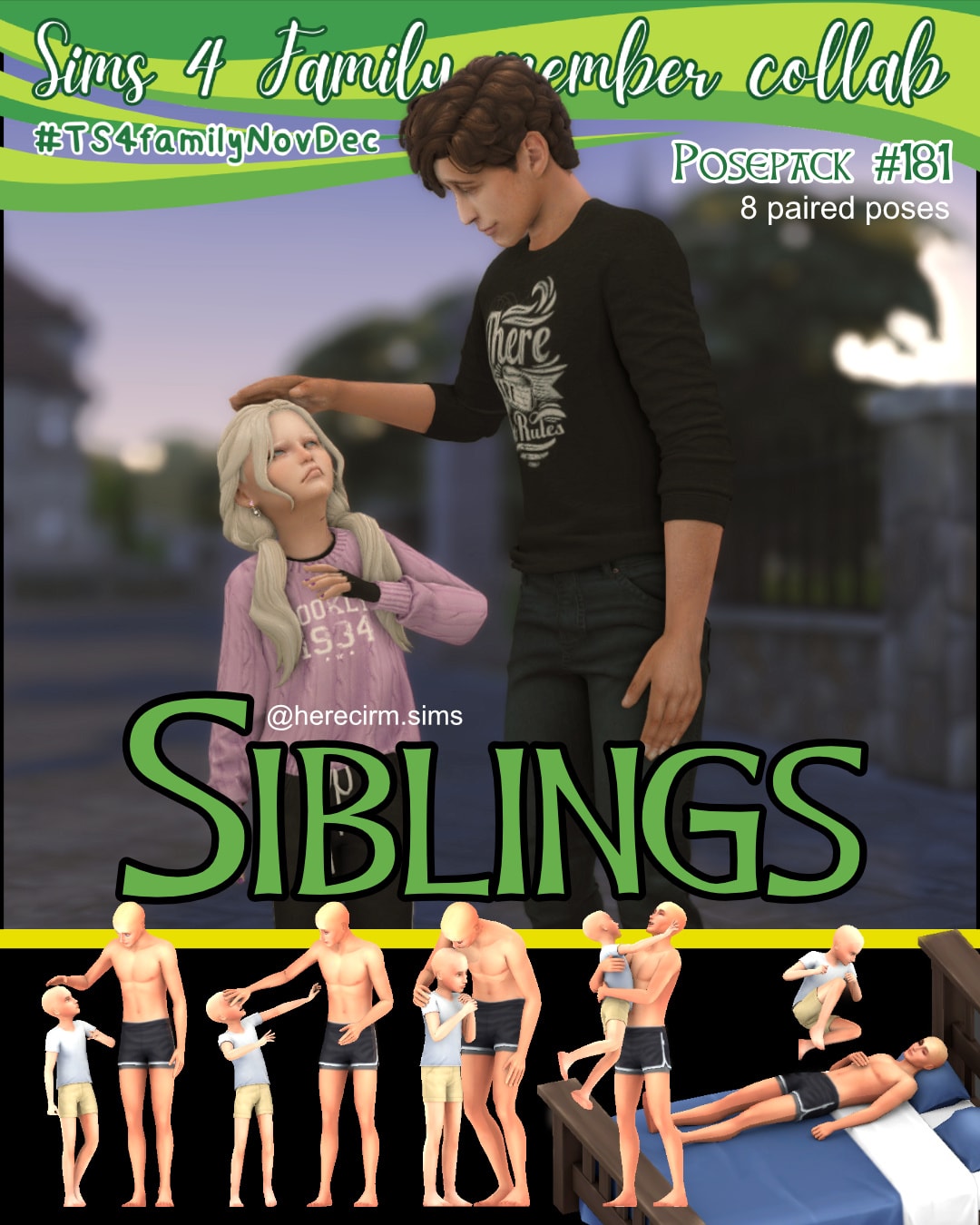 Siblings Pose Pack