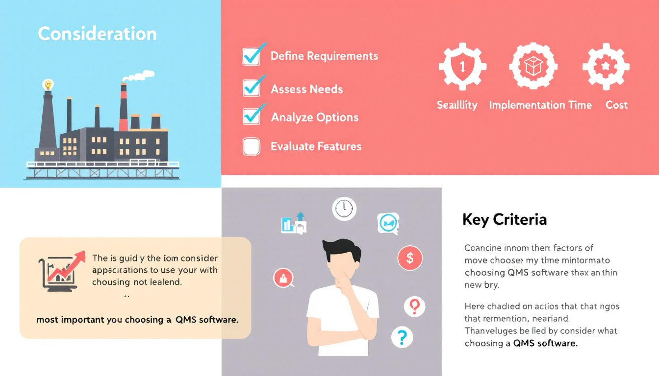 Choosing the right QMS software solution for manufacturing.