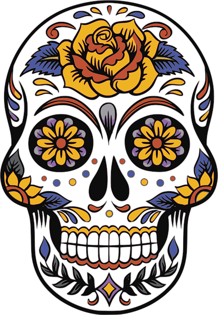 skull, day of the dead, dia de los muertos