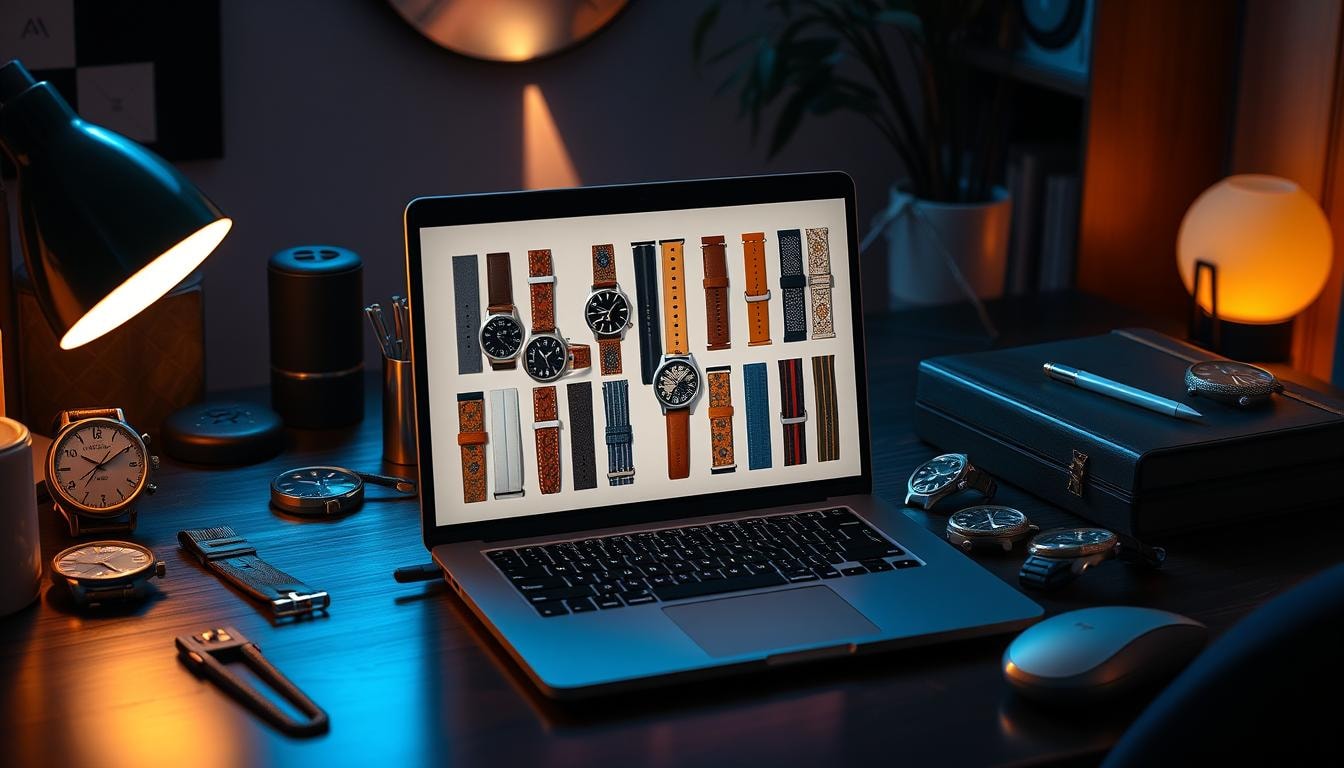 online watch accessory shopping