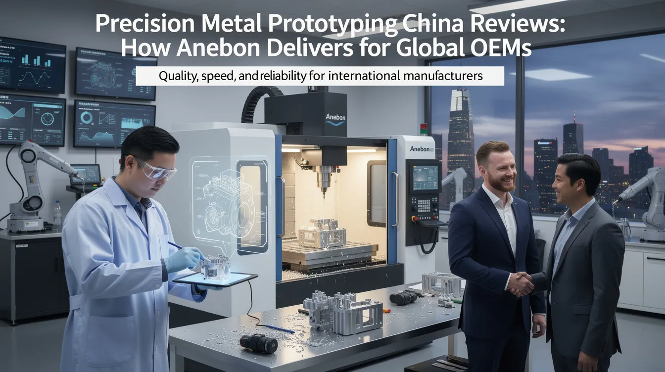 The image showcases a variety of precision metal parts produced through advanced techniques like CNC machining and laser cutting, emphasizing Anebon's capabilities in custom sheet metal fabrication for global OEMs. It highlights the high-quality standards and engineering support provided for industries such as automotive and consumer electronics, ensuring tight tolerances and corrosion resistance in their products.