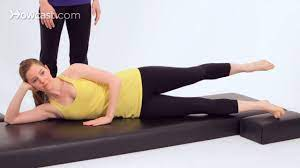Side Kick Internal & External Rotation | Pilates Workout - YouTube