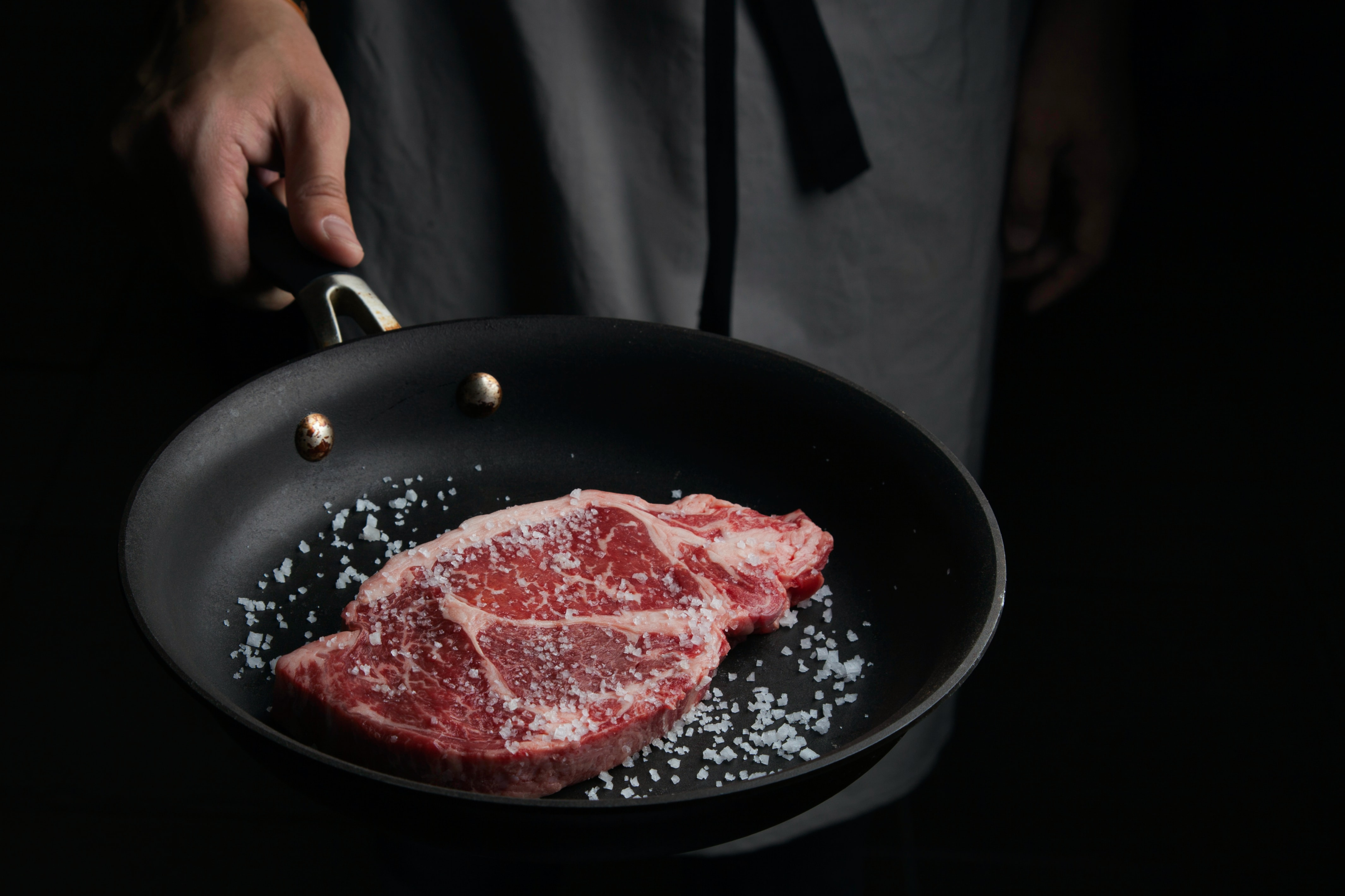 Pan-frying steak results in distinctive, delicious flavours