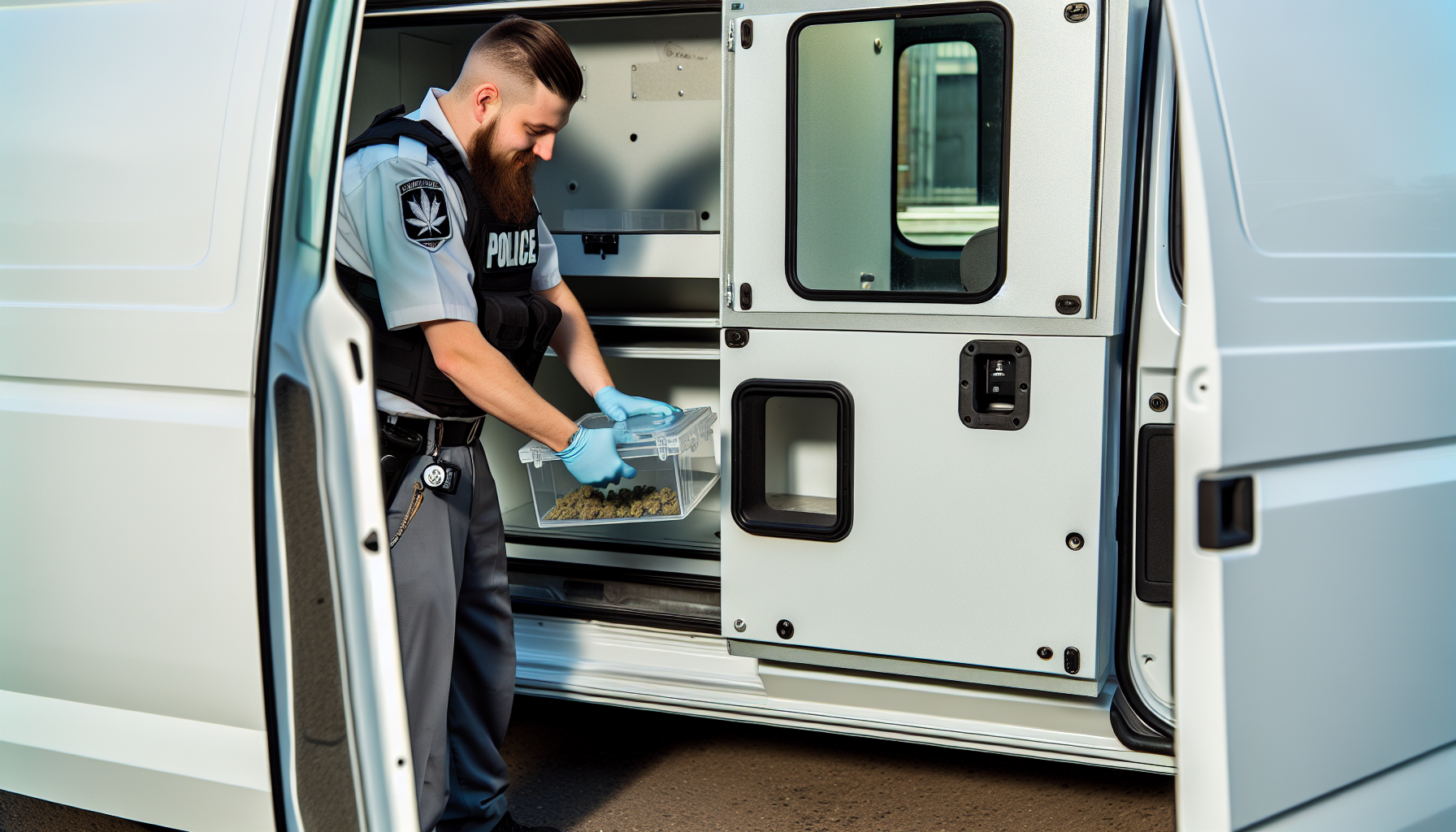 Secure storage of medical marijuana in a vehicle