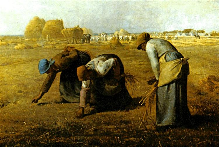 Jean-François Millet " The Gleaners" (1857)