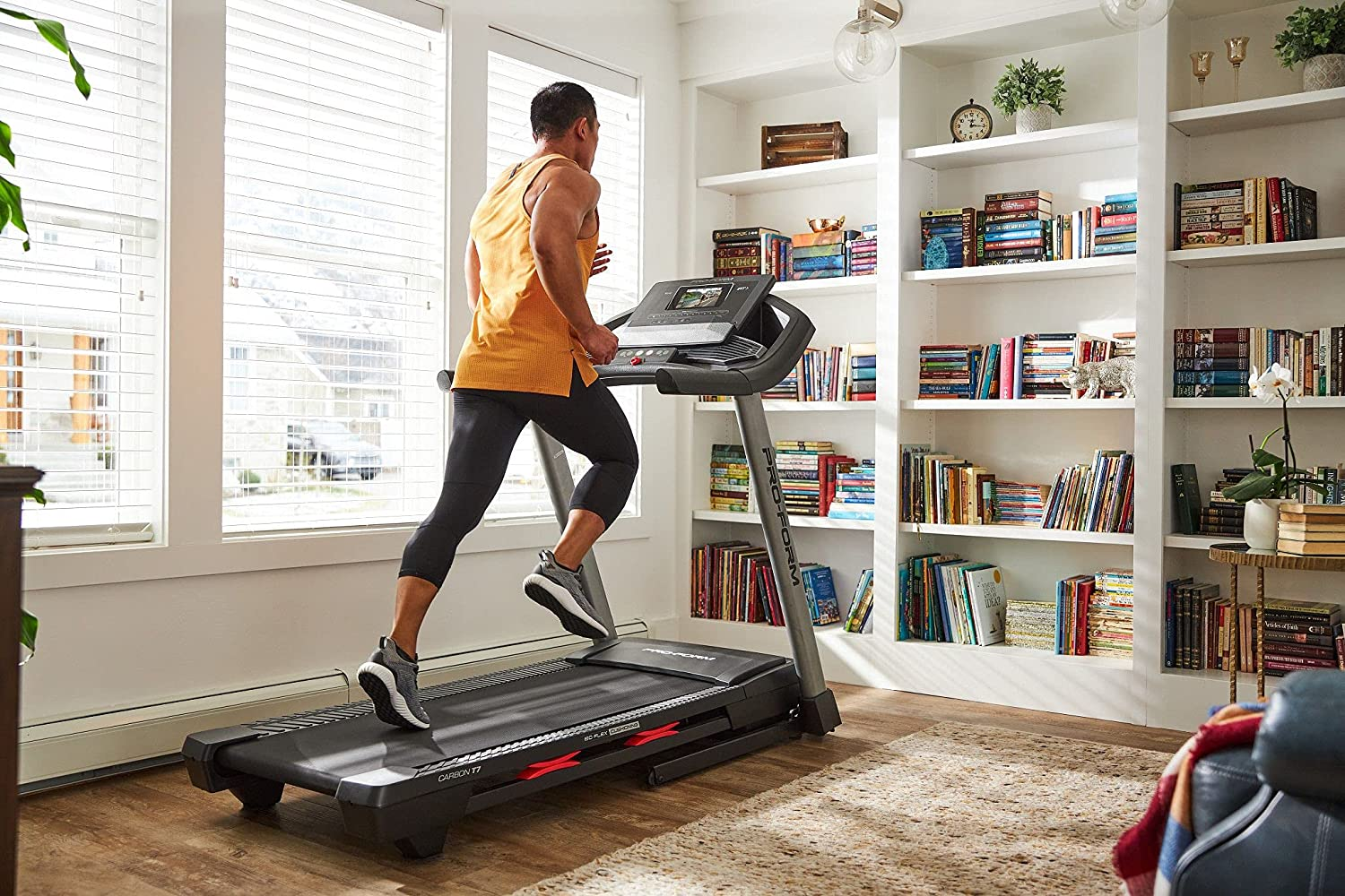 how to turn on proform treadmill