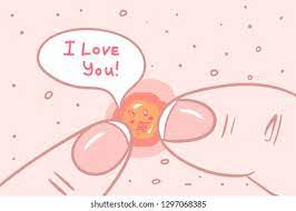 Fingers Squeeze Pimples Unrequited Love Stock Vector (Royalty Free)  1297068385 | Shutterstock