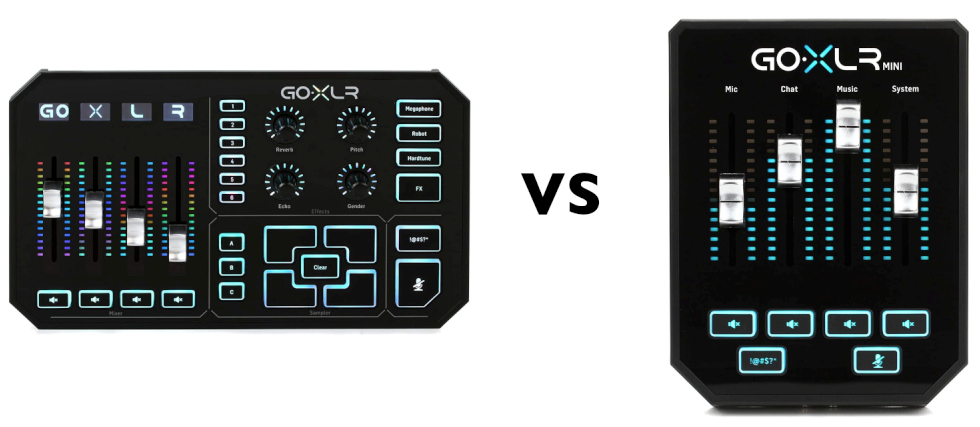 GoXLR vs GoXLR Mini