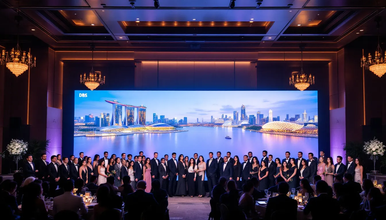 Participants in the Singapore Corporate Awards, including various companies.