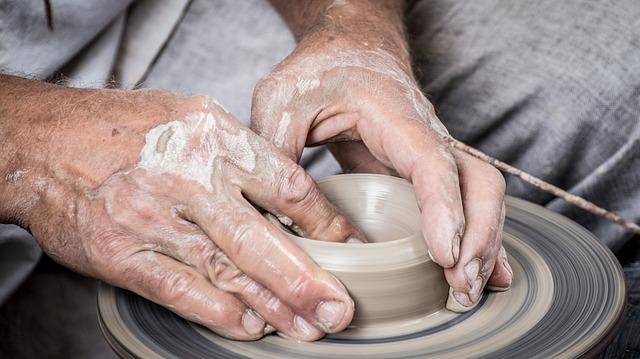 clay, pottery, hands, Carpel Tunnel Syndrome