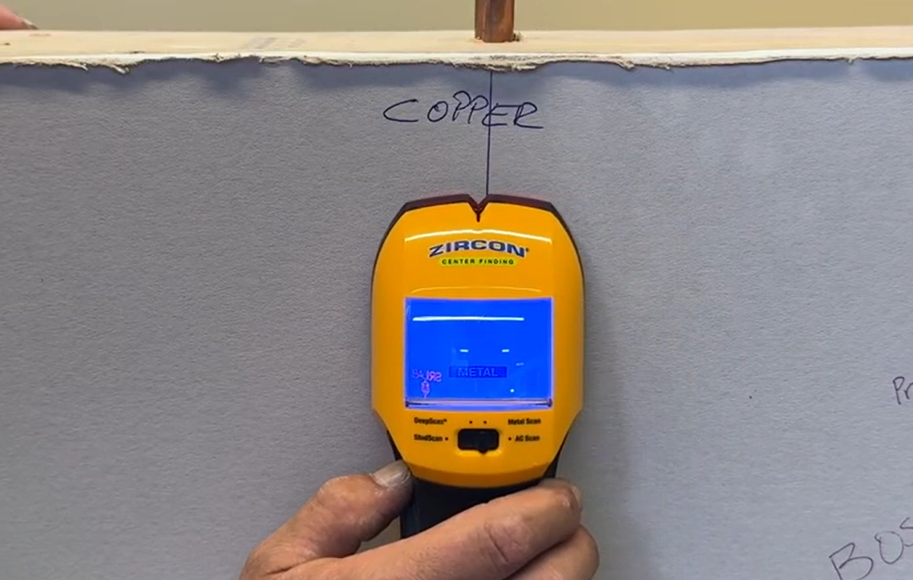 Zircon metal detector mode