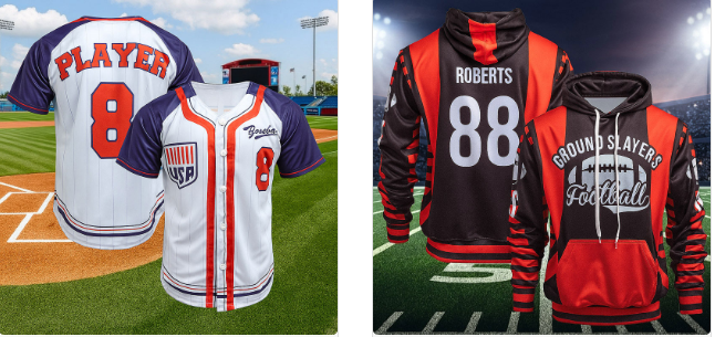 personalized sports apparel