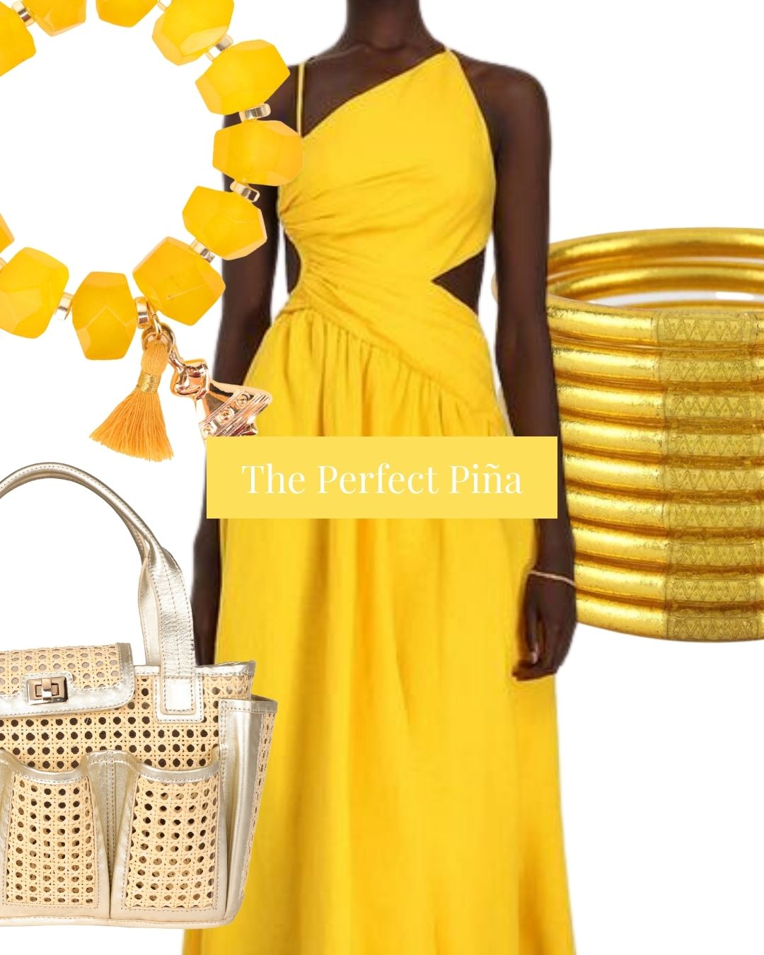 La piña perfecta | Tendencias de moda de verano amarillo | Vestido de verano Zimmerman | BuDhaGirl Joyas de verano | Tendencias de moda de verano 2023