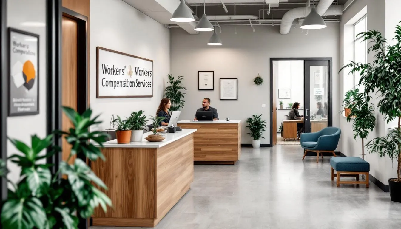 A guide on filing a workers compensation claim in Castle Rock, featuring a local office.