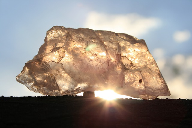 quartz, rose, stone