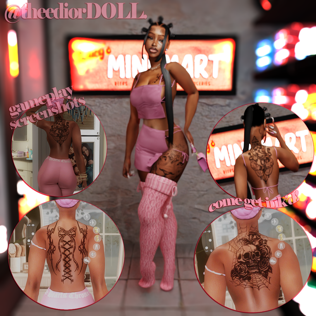 Hottie Back Tattoos