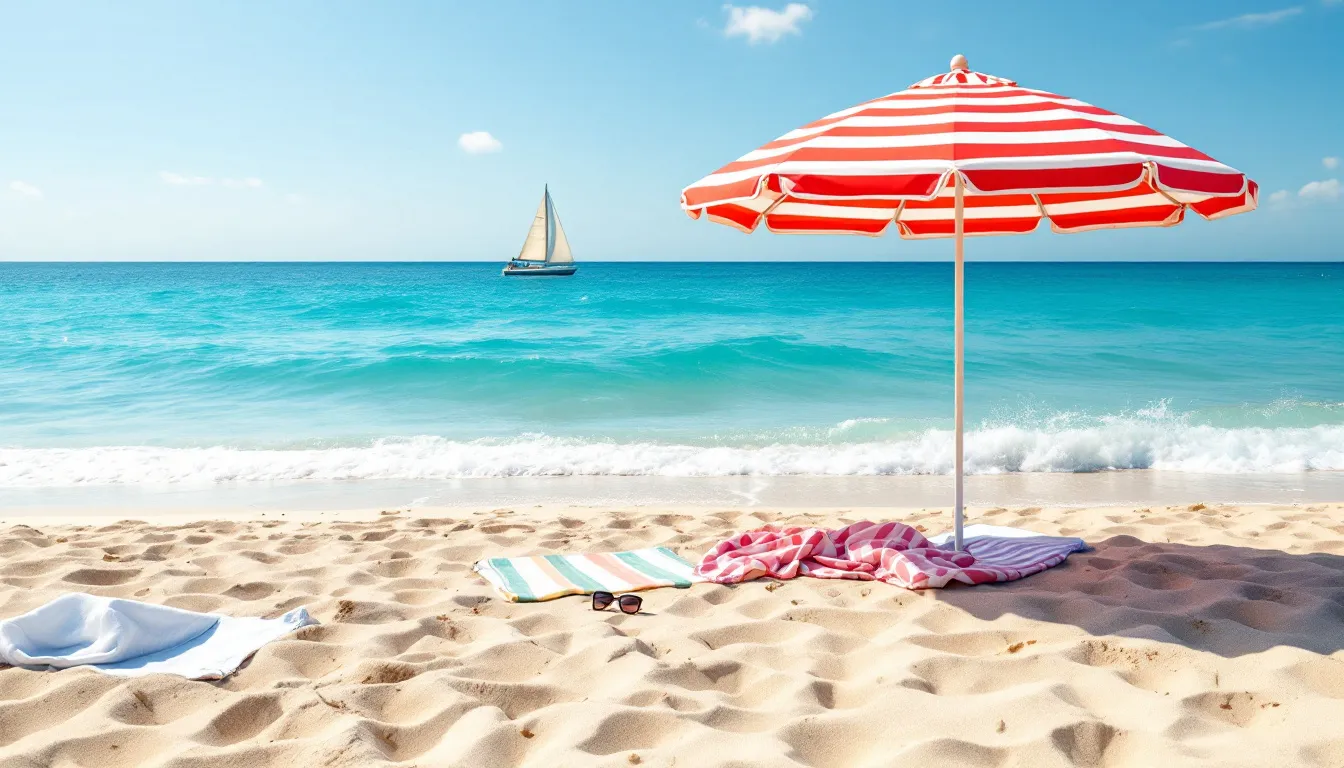 A beautiful beach in the Hamptons, showcasing the perfect spot for a day trip visit.