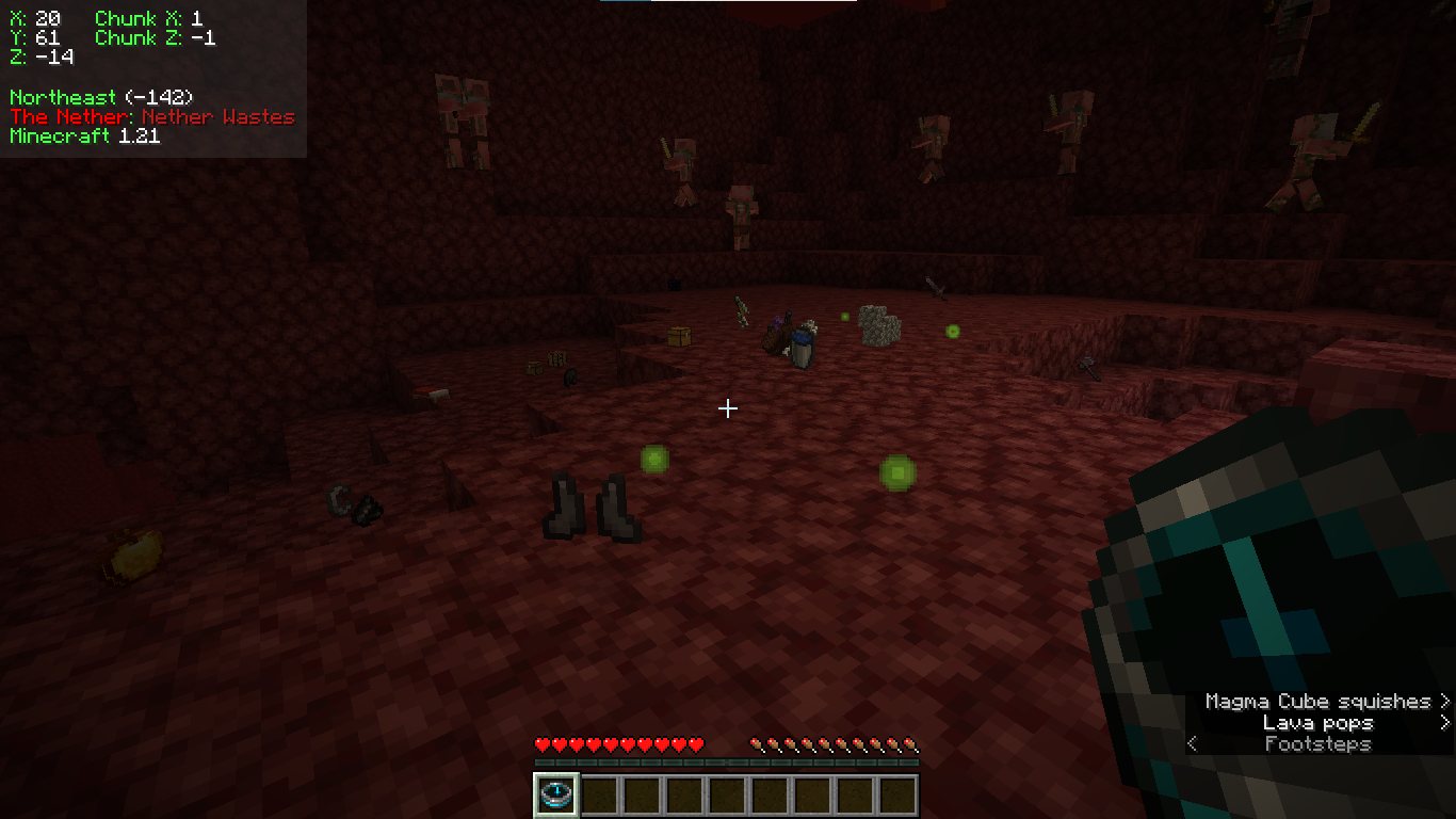 The Recovery Compass leading the player to the point of death and their lost items.