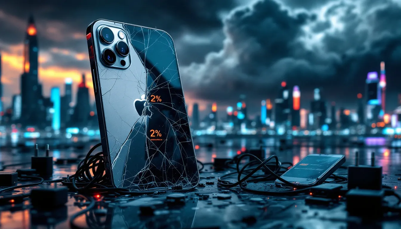 Objawy szybkiego zużycia baterii w iPhone 12 Pro Max.