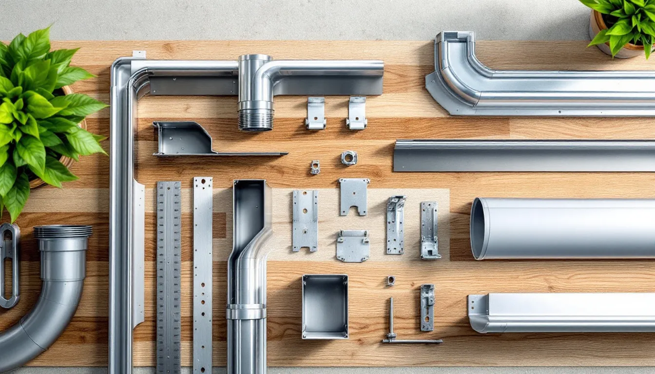 High-quality materials used for gutter installation.
