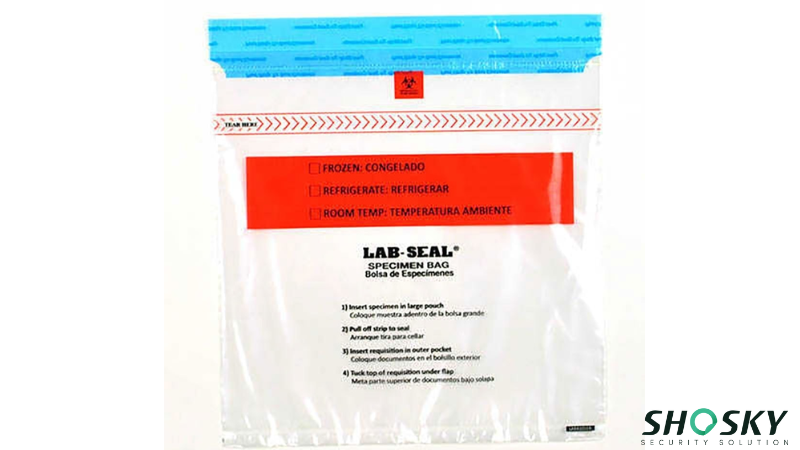 Pharmaceutical sample tube sealed for traceability and IP protection measures