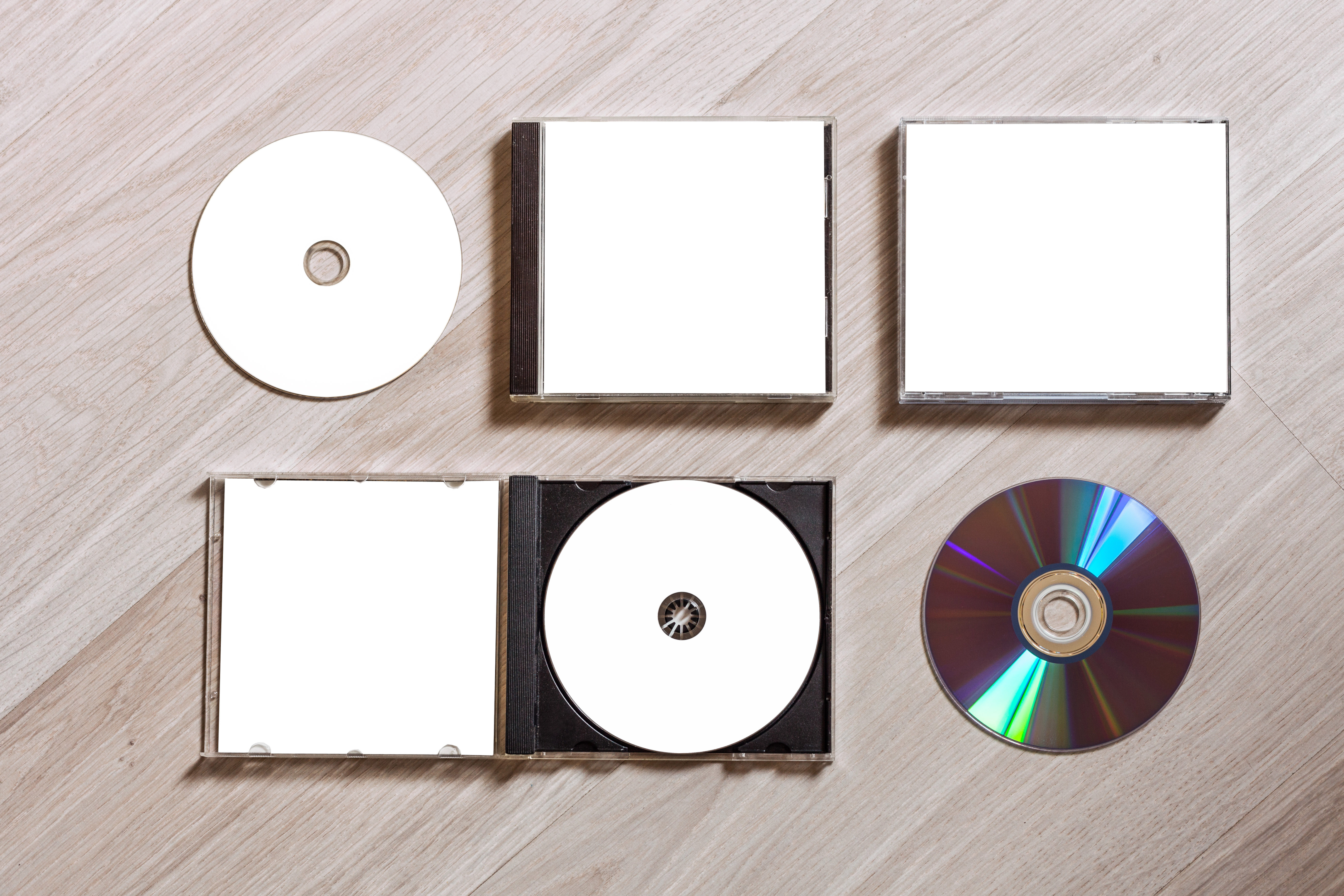 tray card, packaging options, duplication of cds