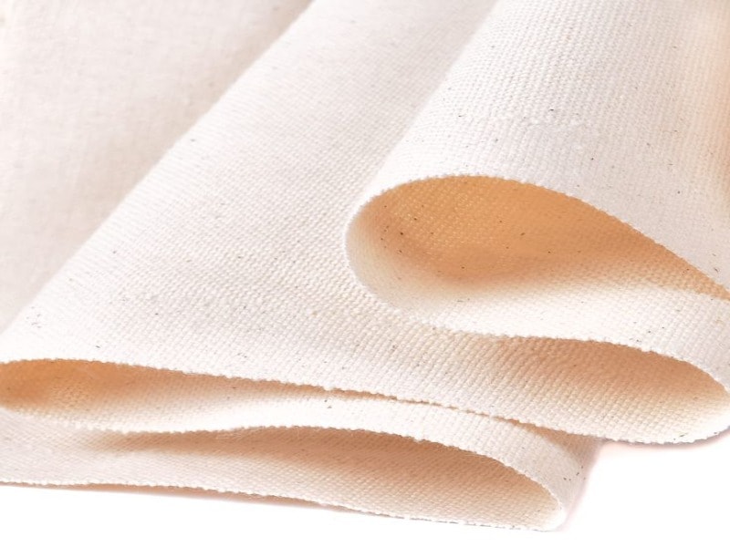 100% cotton canvas fabric sheet