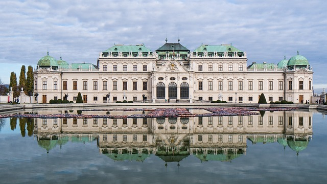 castle, belvedere, vienna