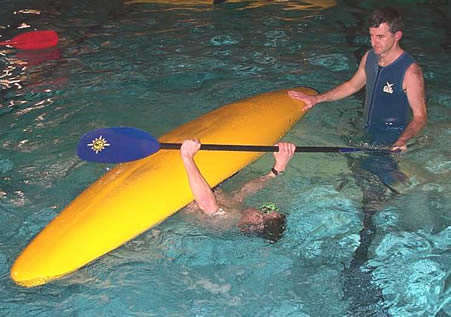 upside down kayak