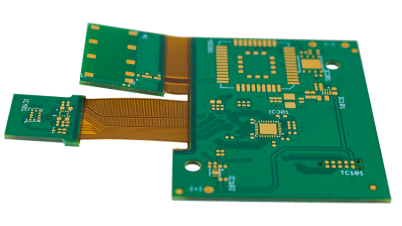 Rigid flex circuit board