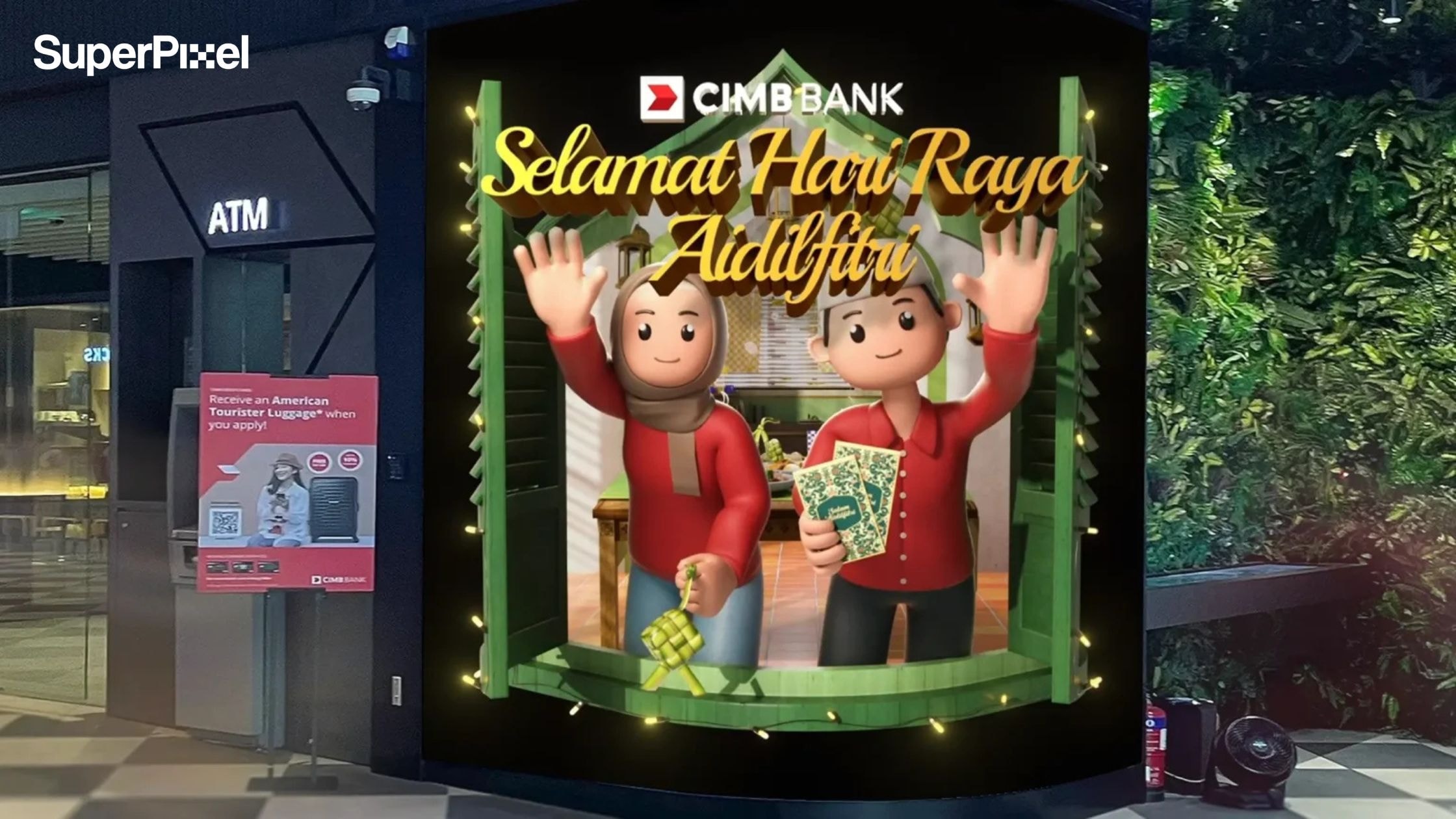 CIMB Singapore Anamorphic Greeting Animation by SuperPixel