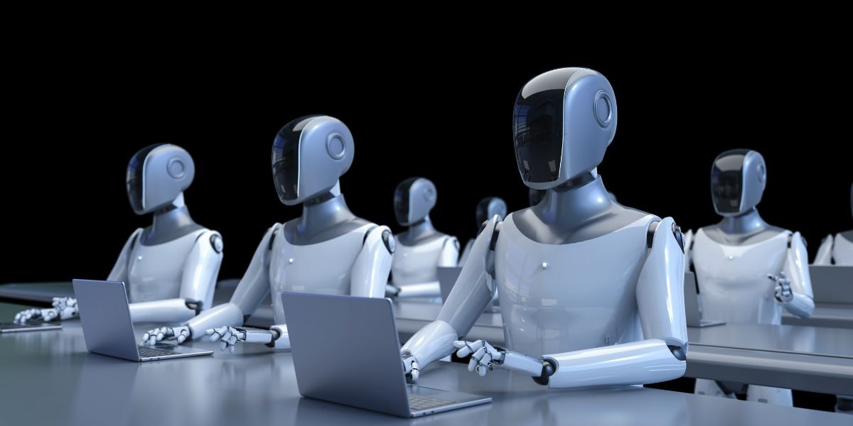 An image representing a number of AI agents. 