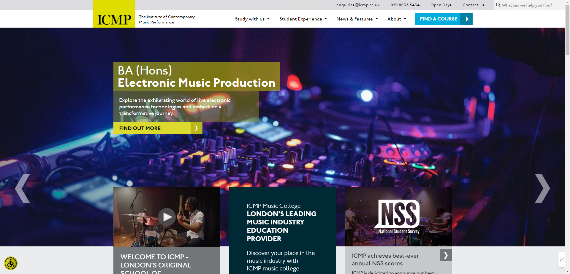 ICMP London a specialist Music Education Provider