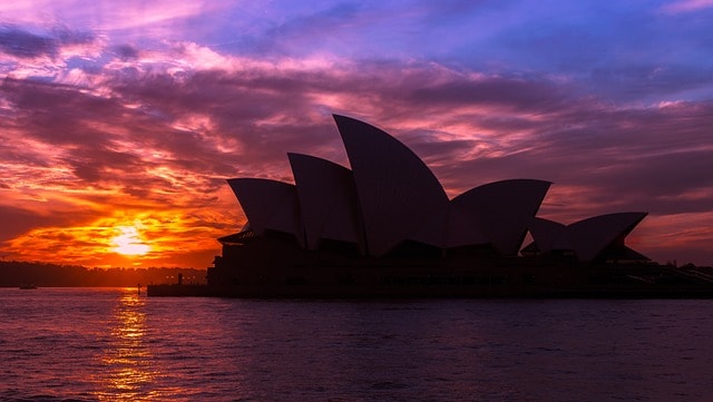 opera house, australia, architecture, building, sydney, sunset, landmark, tourist attraction, travel, dusk, australia, australia, nature, australia, australia, australia, sydney