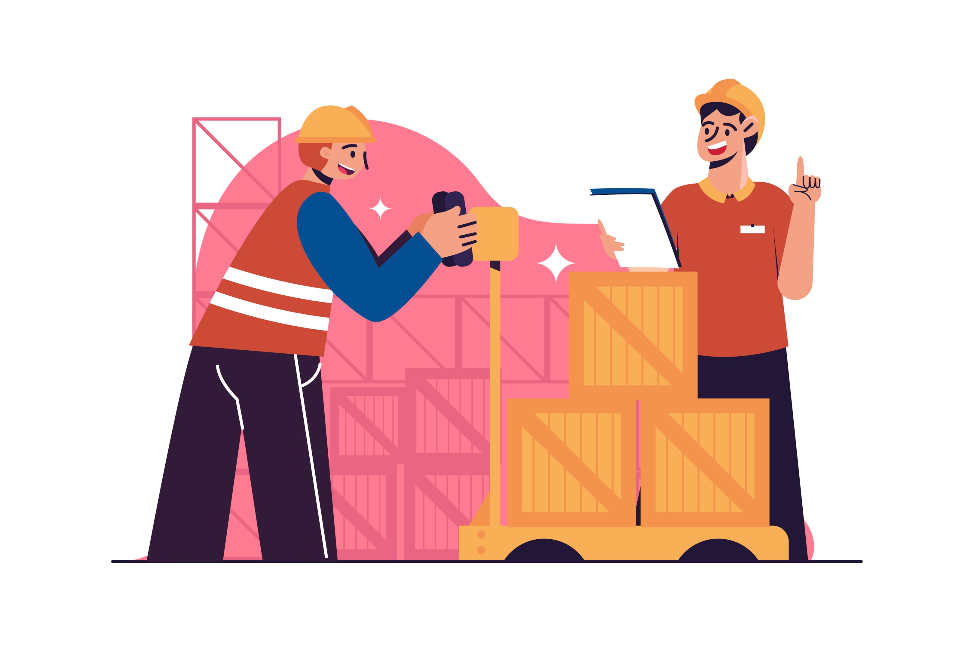 Common challenges in warehouse mapping represented visually.
