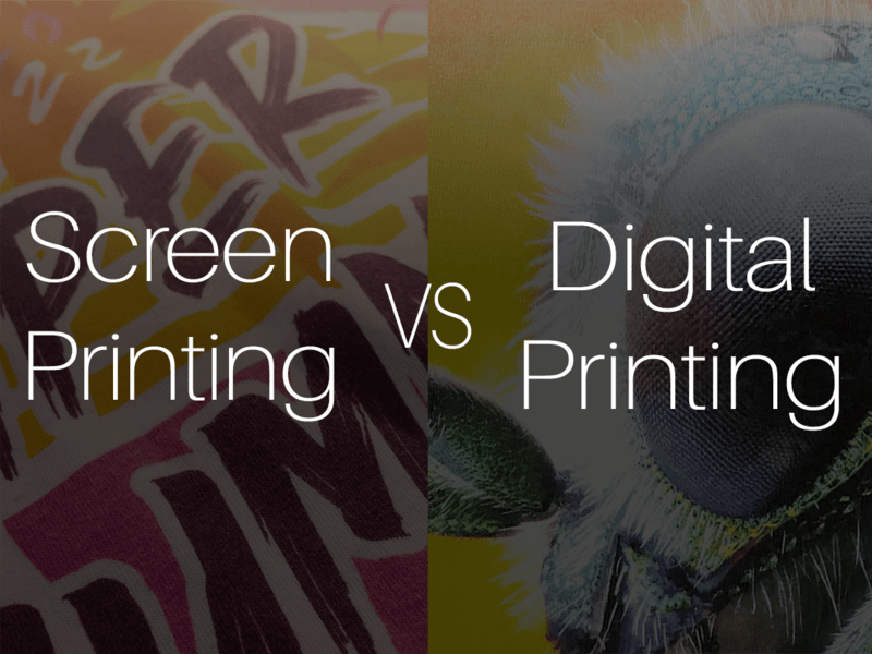 Screen Printing vs. Digital Printing