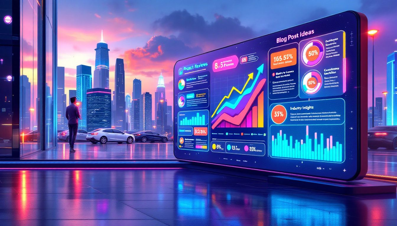 A visual representation of the importance of blogging for ecommerce businesses, showcasing various blog posts and ecommerce sites.