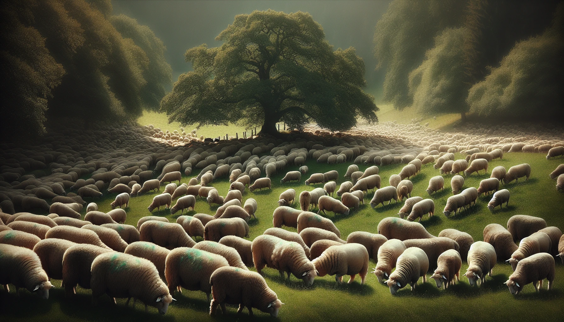 Illustration of Valais Blacknose sheep