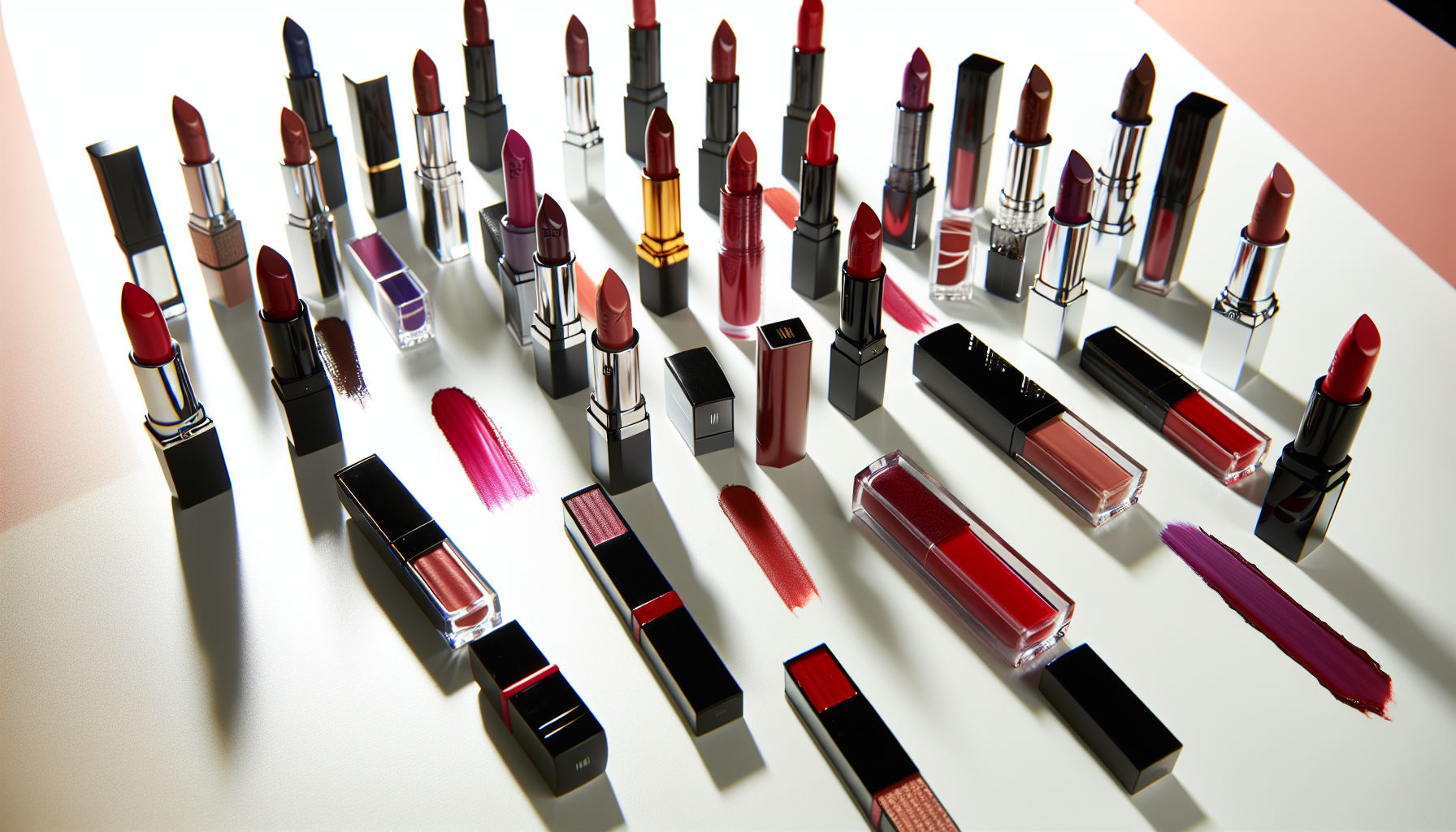 Variety of vinyl lipstick shades
