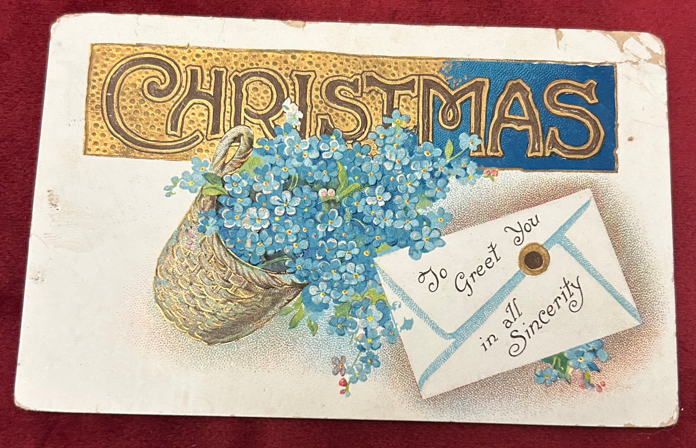 A Christmas postcard