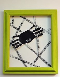 spider craft in frame